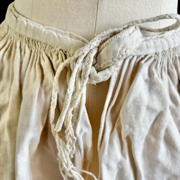 Romanian Homespun Linen Handmade Folk Petticoat - Picture 4 of 16